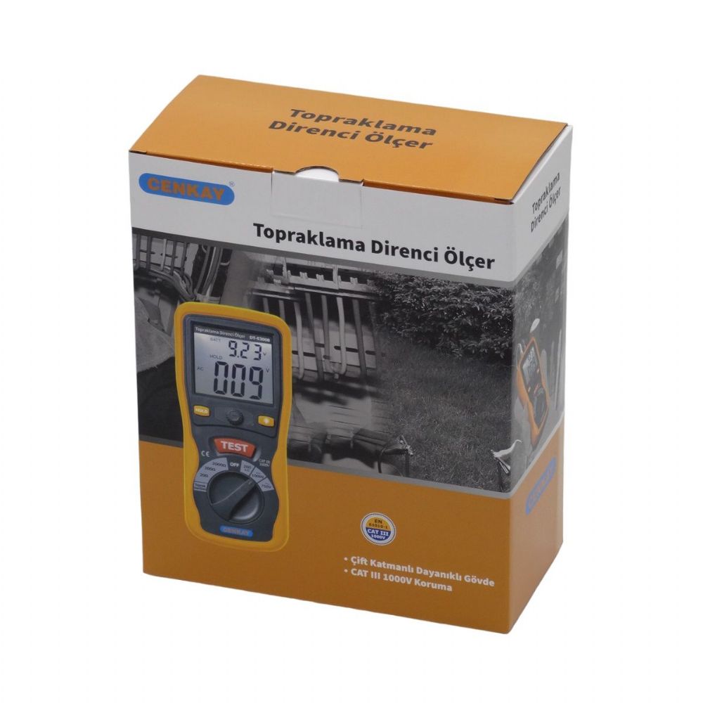 CEM DT-5300B Topraklama Direnci Ölçer - sanayipazari.com